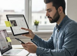 SIFT for fact-checking Image of a journalist researching created using Imagen 3 - created by David Brewer of MHM