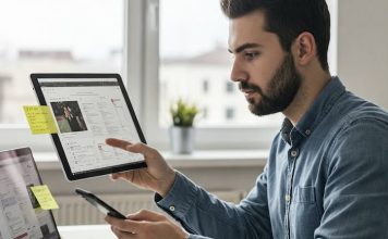 SIFT for fact-checking Image of a journalist researching created using Imagen 3 - created by David Brewer of MHM