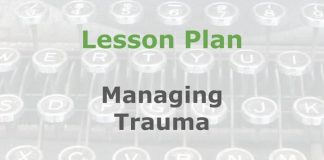 Lesson: Journalism, trauma, and stress Graphic for a Media Helping Media Lesson Plan