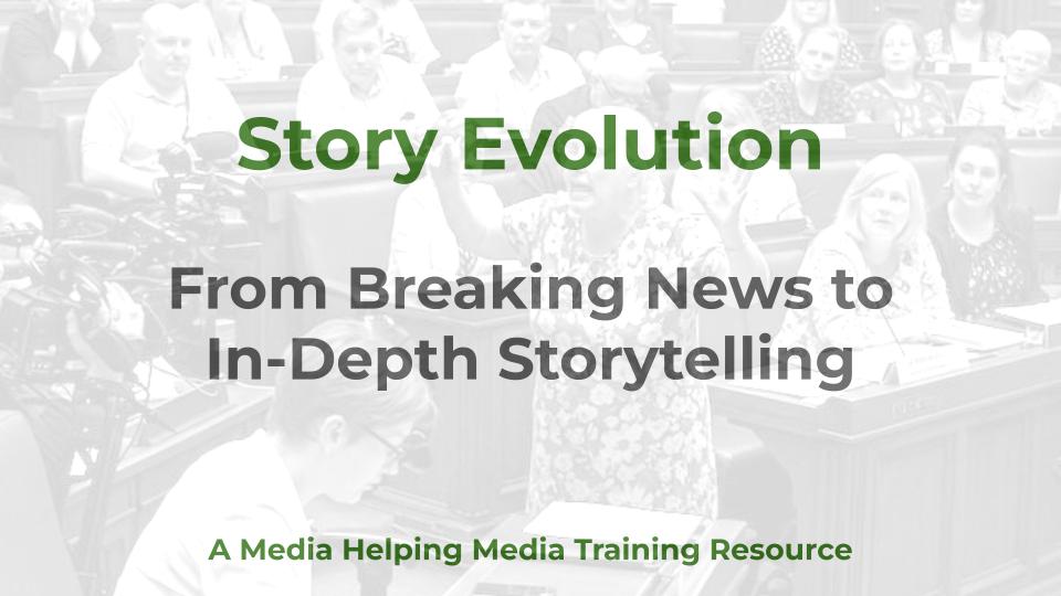 Story Evolution - A MHM training article graphic