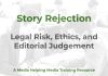 Why some news stories are rejected Story Rejection - a MHM graphic