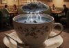 The use of idioms in journalism Image of a storm in a teacup - created using Imagen 3 by David Brewer of MHM