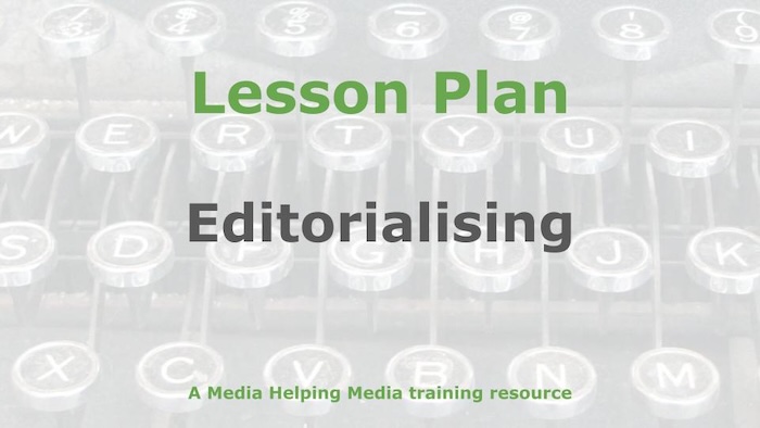 Graphic for a Media Helping Media Lesson Plan
