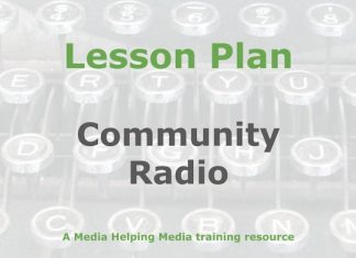 Lesson: Setting up community radio Graphic for a Media Helping Media Lesson Plan