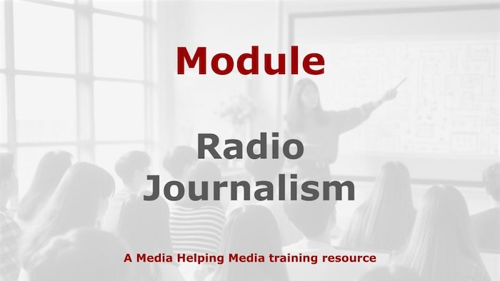 Graphic for a Media Helping Media course module
