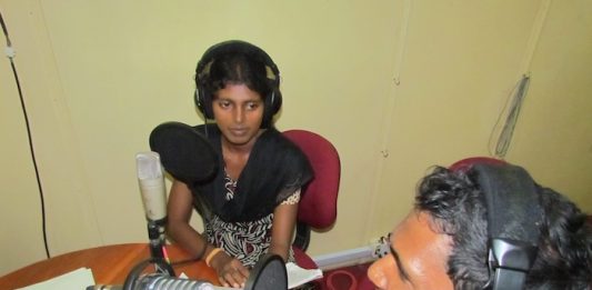 Community radio training in Jaffna, Sri Lanka. Image by David Brewer of MHM