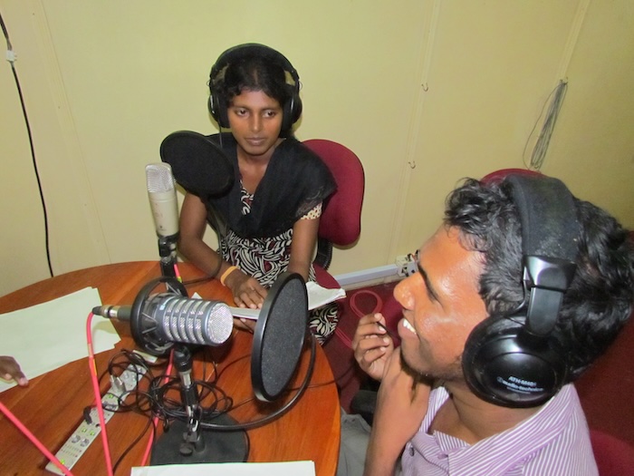 Community radio training in Jaffna, Sri Lanka. Image by David Brewer of MHM