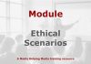 Module: Ethical scenarios when covering news Graphic for a Media Helping Media course module