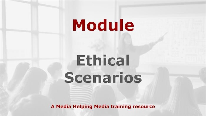 Graphic for a Media Helping Media course module