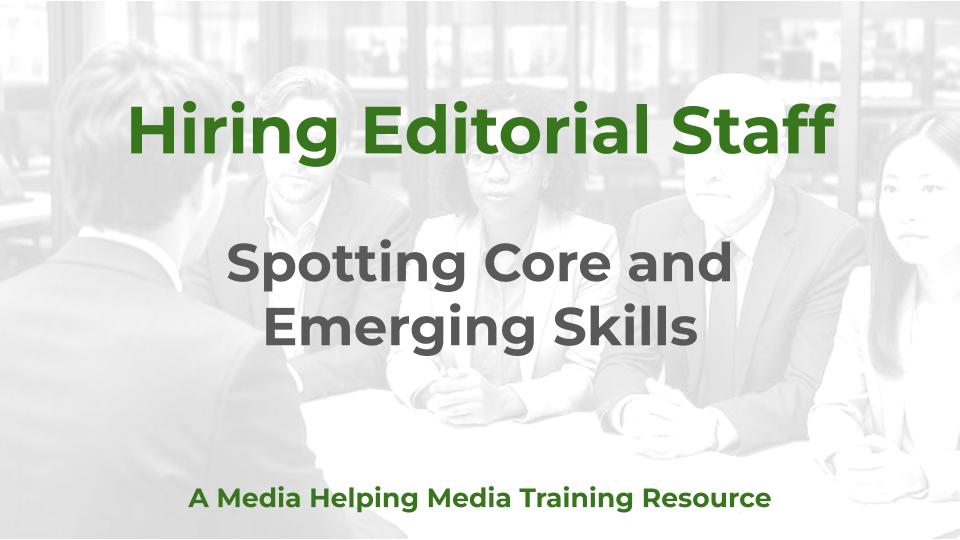 Hiring and developing staff - a MHM training article graphic