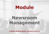 Module: Managing newsroom resources Graphic for a Media Helping Media course module