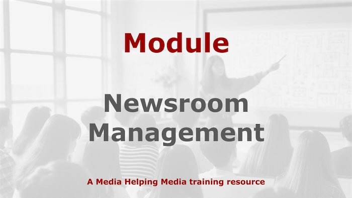 Graphic for a Media Helping Media course module