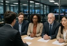 Hiring and developing staff Journalist attending an interview for a job - Image created using Perplexity by MHM