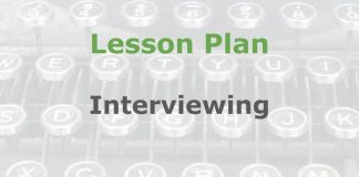 Lesson: Interviewing for journalists Graphic for a Media Helping Media Lesson Plan