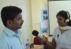 Introduction to interviewing Interview training for radio journalism students in Jaffna, Sri Lanka, image by David Brewer of Media Helping Media