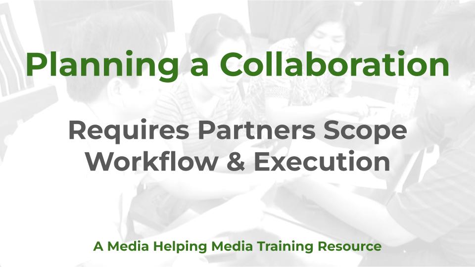 Collaboration - a MHM Training Article Graphic