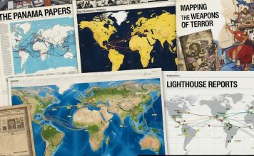 Collaborative journalism explained Newsroom collaboration graphic created with Gemini AI