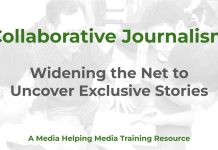 Collaborative journalism explained Collaborative Journalism - a MHM training article graphic