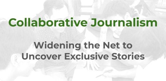 Collaborative Journalism - a MHM training article graphic