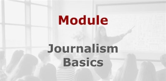 Graphic for a Media Helping Media course module