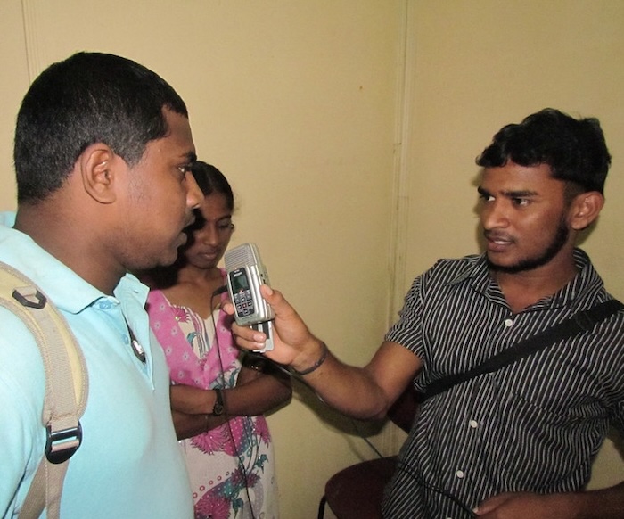 Journalism training in Jaffna Sri Lanka - image by David Brewer