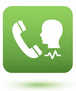 telephone interview graphic produced using Gemini AI