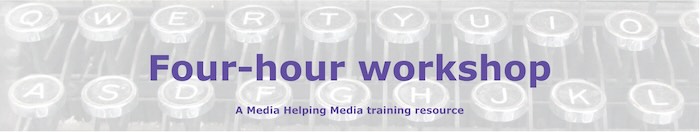 Two-hour Media Helping Media Workshop graphic