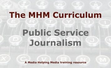 The MHM public service journalism curriculum