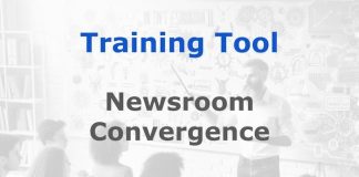 Tool: Newsroom Convergence Implementation Graphic for a Media Helping Media Training Tool