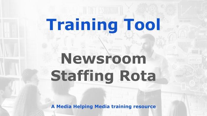Graphic for a Media Helping Media Training Tool