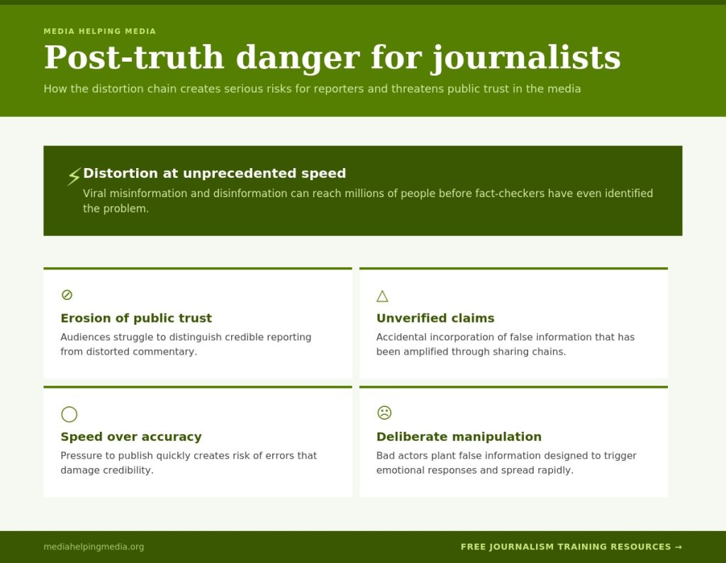 Post-truth dangers graphic created by MHM using Claude AI
