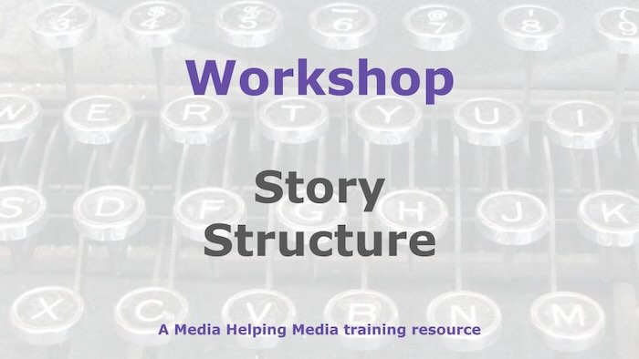 Graphic for a Media Helping Media workshop outline