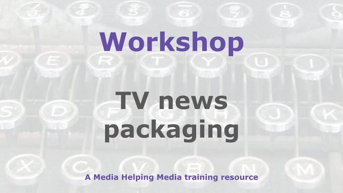 Graphic for a Media Helping Media workshop outline