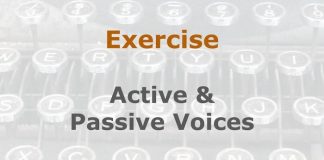 Exercise: Active and passive voices Image to illustrate a MHM training exercise created with Gemini AI