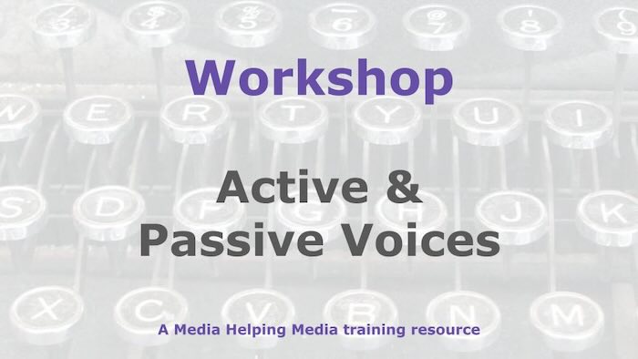 Graphic for a Media Helping Media workshop outline