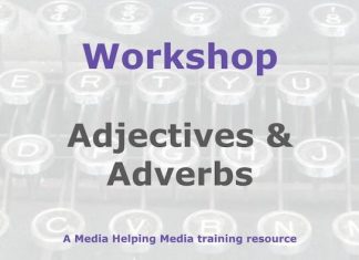 Workshop: Adjectives and adverbs in news