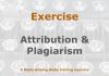 Exercise: Referencing, attribution, and plagiarism Image to illustrate a MHM training exercise created with Gemini AI