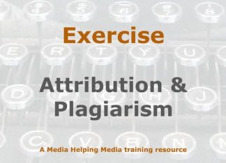 Exercise: Referencing, attribution, and plagiarism Image to illustrate a MHM training exercise created with Gemini AI