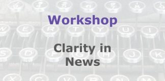 Workshop: The importance of clarity in news