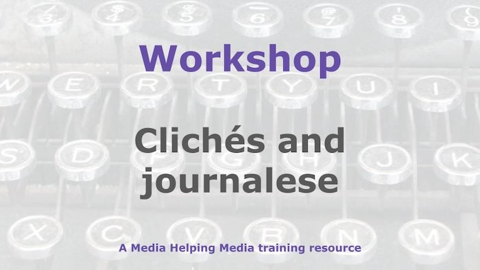 Graphic for a Media Helping Media workshop outline