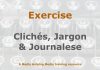 Exercise: Clichés, jargon & journalese Image to illustrate a MHM training exercise created with Gemini AI