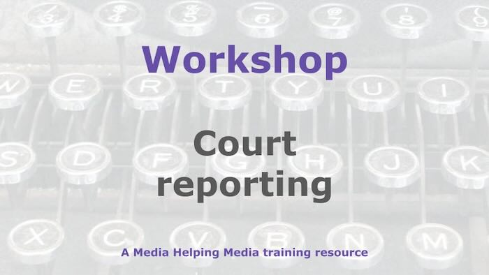 Graphic for a Media Helping Media workshop outline