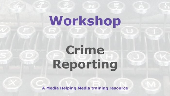 Graphic for a Media Helping Media workshop outline