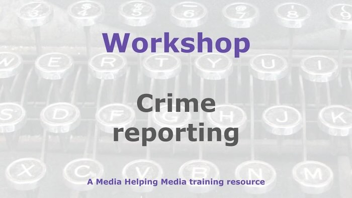 Graphic for a Media Helping Media workshop outline