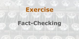Exercise: Fact-checking in news Image to illustrate a MHM training exercise created with Gemini AI