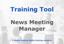 Tool: News Meeting Manager Graphic for a MHM training tool