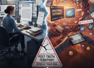 Understanding post-truth in journalism Image to illustrate a MHM training exercise. Image created by Google Gemini