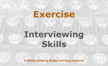Exercise: Interviewing skills Image to illustrate a MHM training exercise