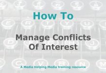 How to manage conflicts of interest Graphic for a MHM how-to article