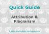 Quick Guide: Attribution in journalism Graphic for MHM Quick Guide Checklist